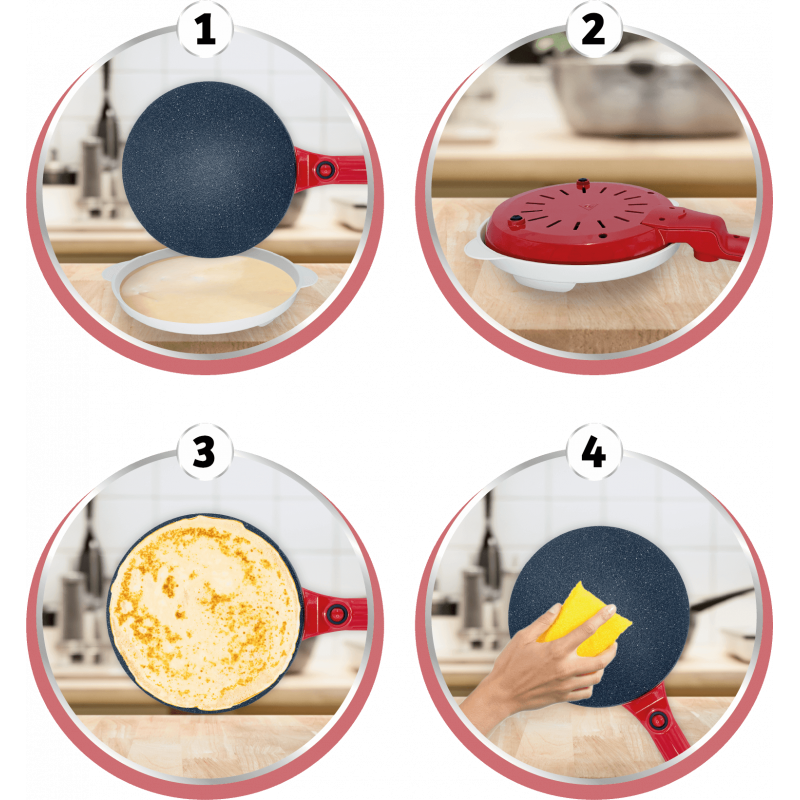 Crêpière Electrique 800 w Venteo - Mathon - 5