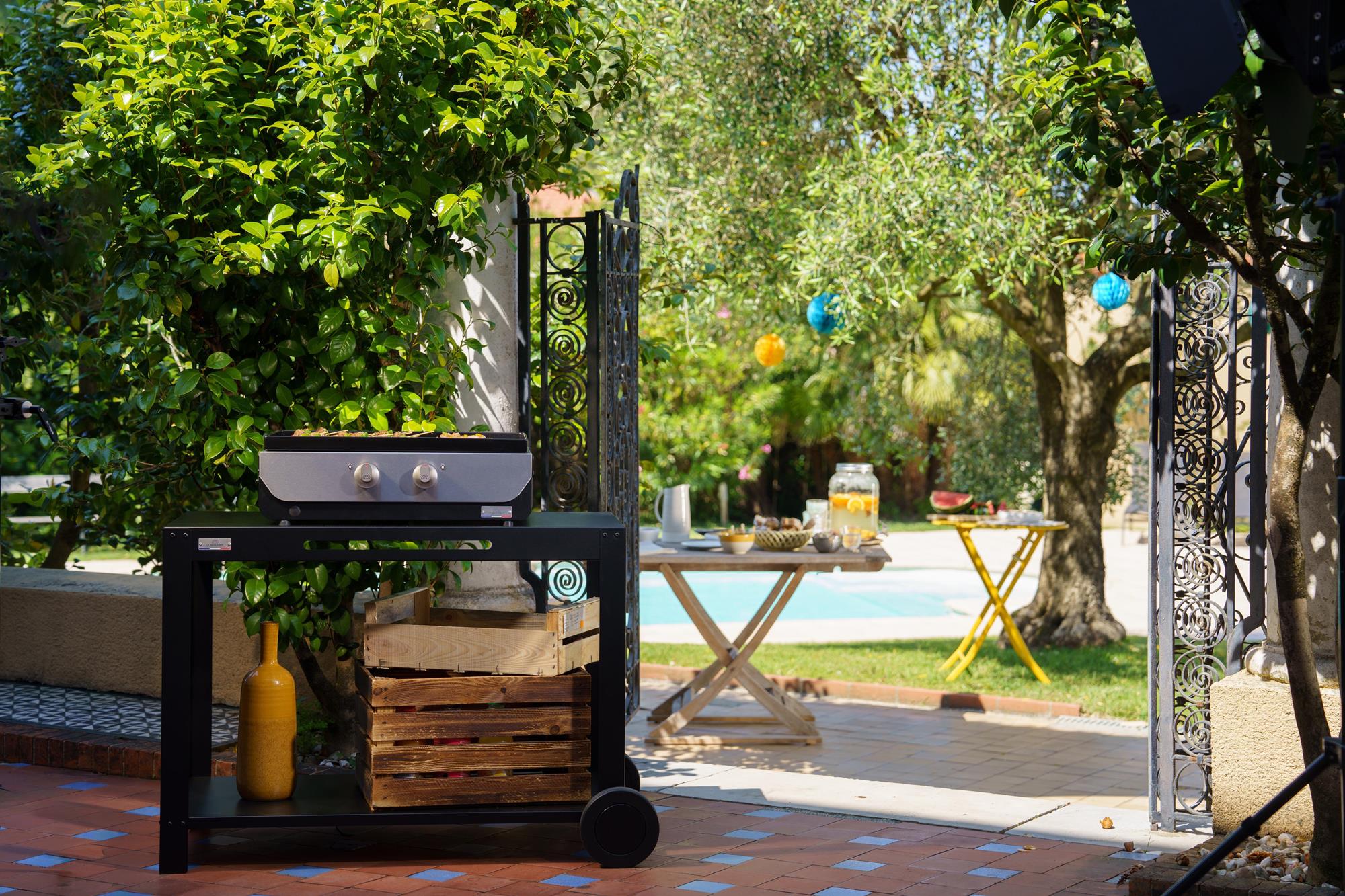 TABLE DESSERTE 110 XL NOIRE Le Marquier - Mathon - 5