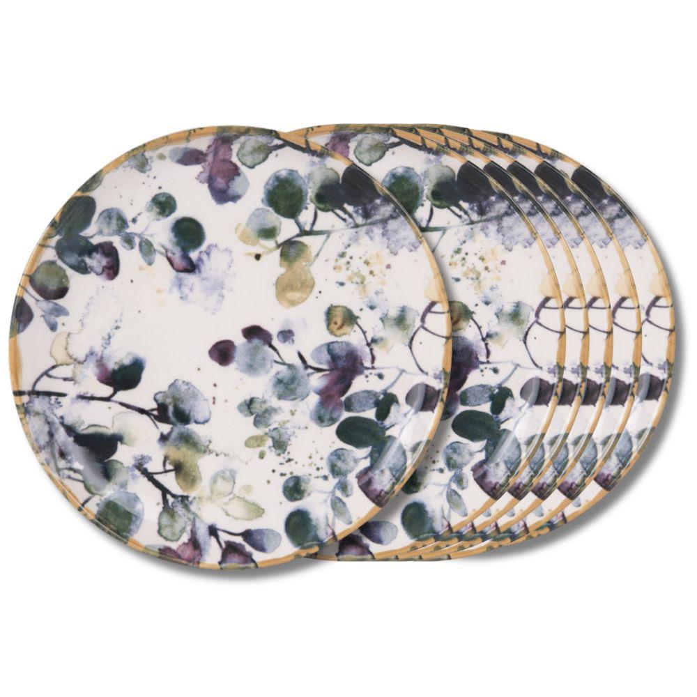 Assiette à dessert Garden 22,5 cm (lot de 6) Table passion - Mathon - 1