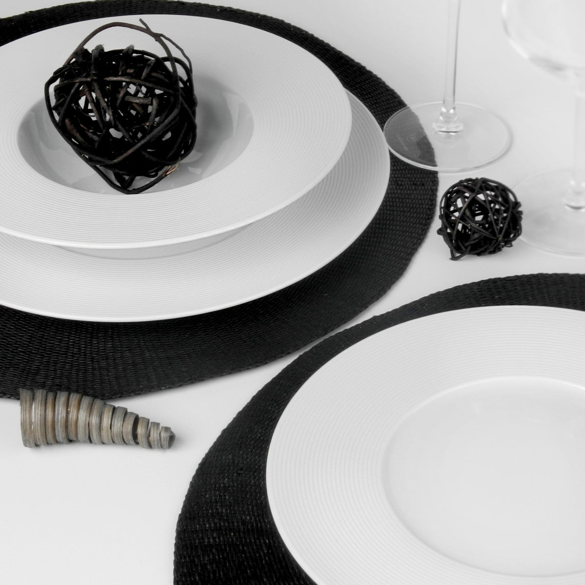 Batik - Assiette dessert 23 cm (lot de 6) Médard de Noblat - Mathon - 4