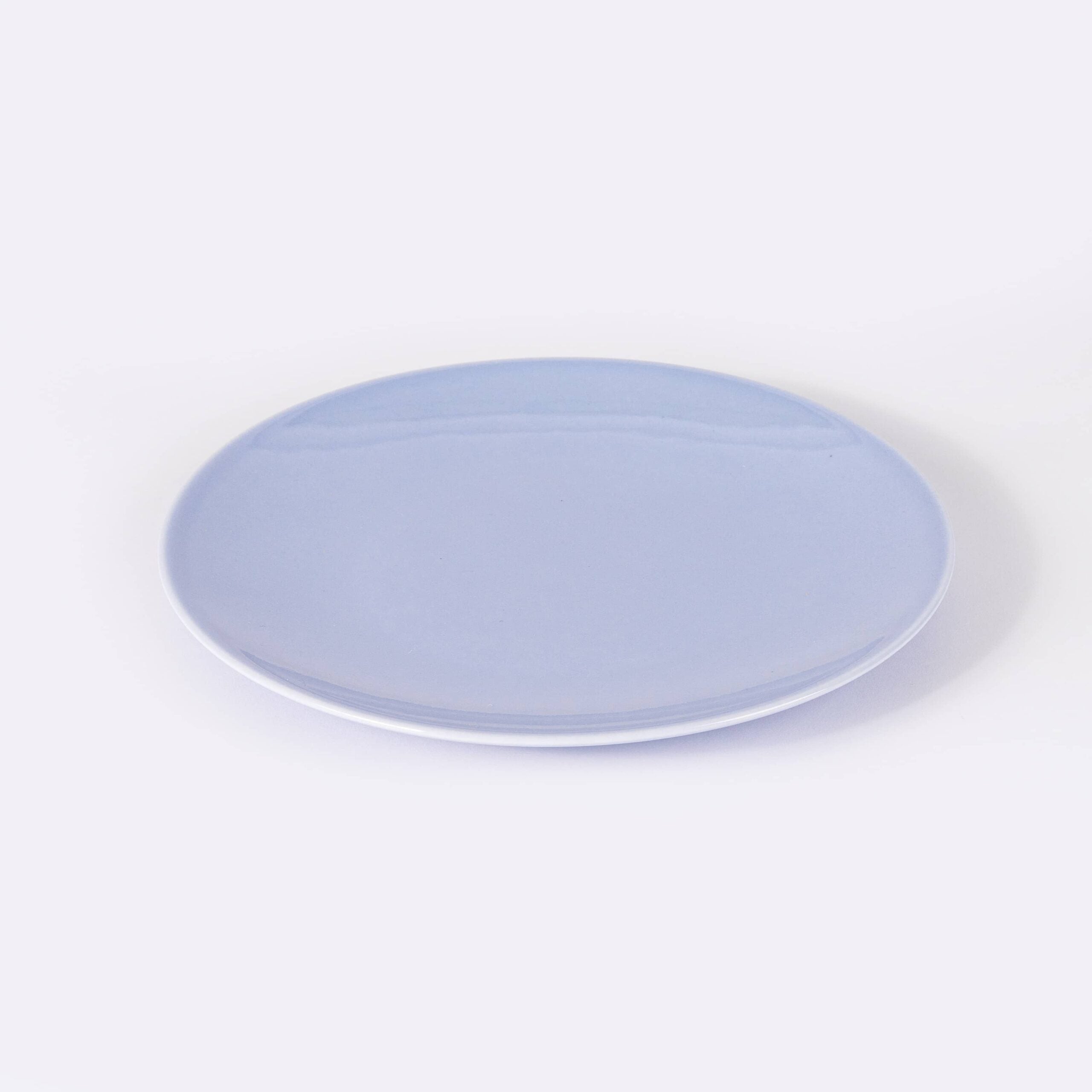 Assiette à dessert ronde bleu OGRE La Fabrique - Mathon - 1