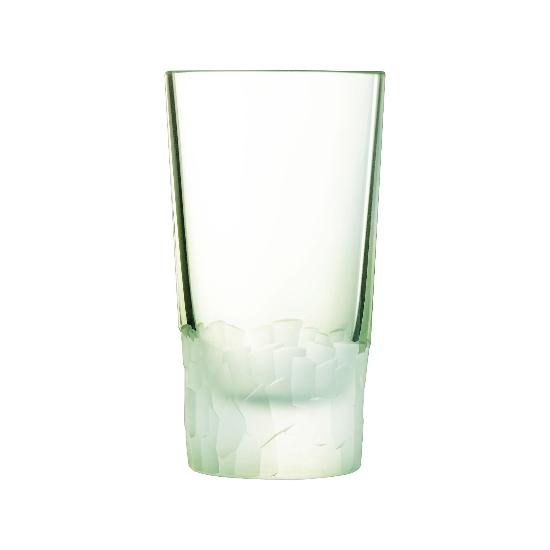 6 verres forme haute 33cl Intuition Colors Green Cristal d