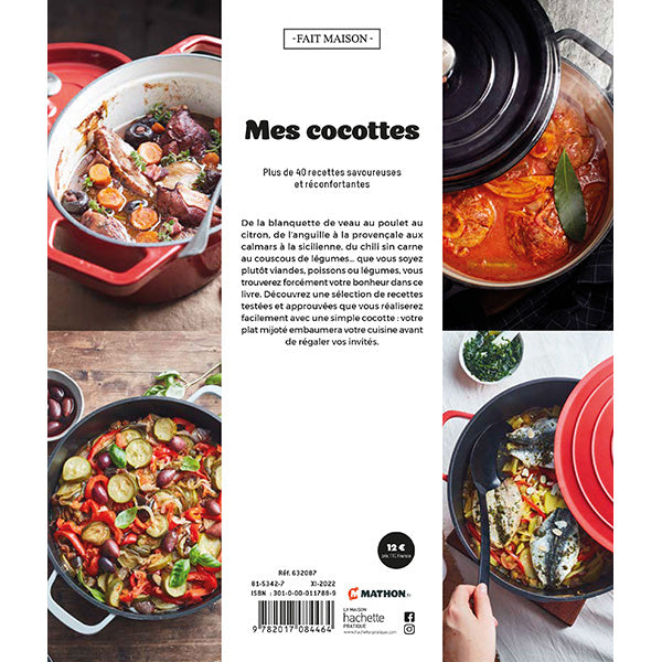 Livre Mes cocottes Plus de 40 recettes savoureuses et réconfortantes Mathon - Mathon - 2