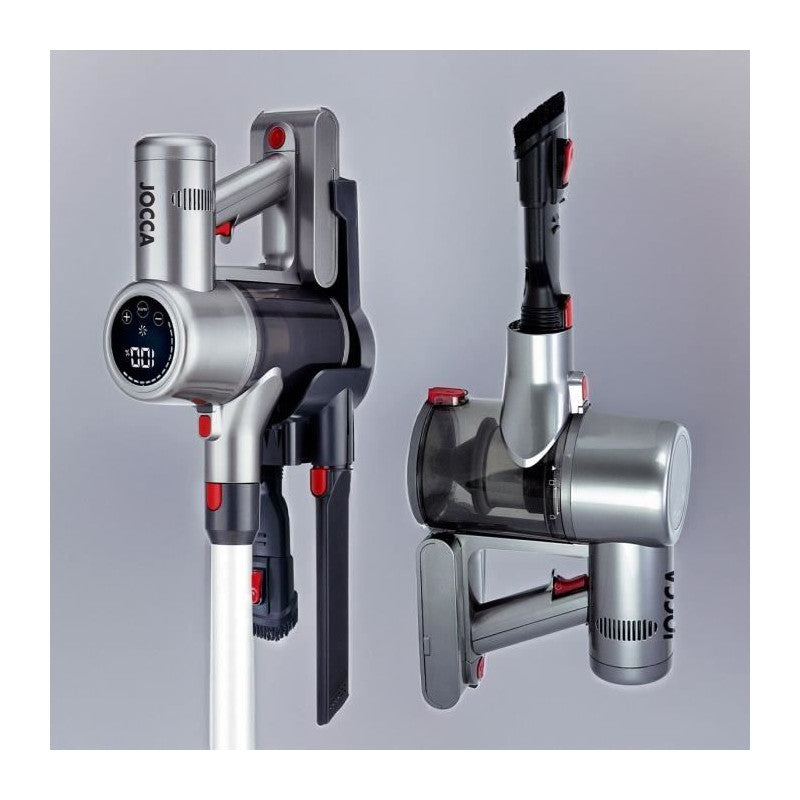 Aspirateur Balai Sans Fil écran Tactile - Jocca - 8000 Pa - 55 Minutes - 0,7 L - Gris Jocca - Mathon - 5