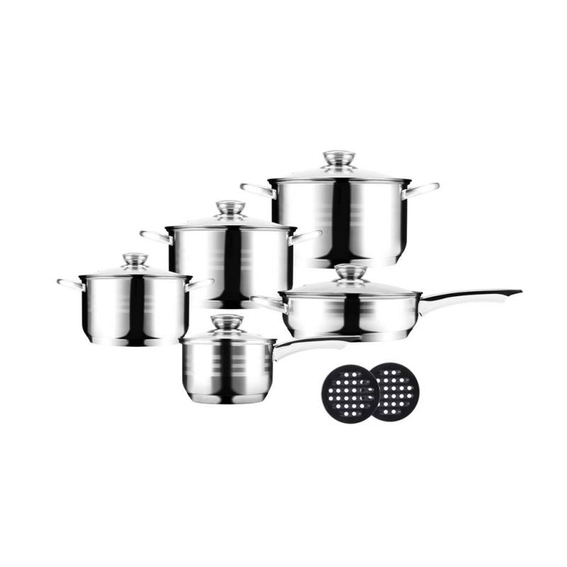 Batterie de cuisine 12 pièces inox Royalty Line RL1232 Royalty Line - Mathon - 4