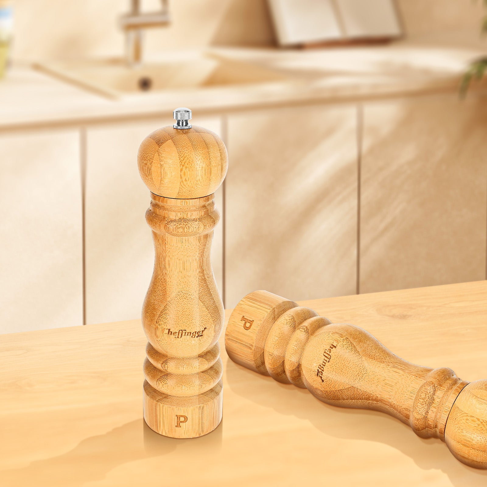 Set de 2 Moulins Sel et Poivre Cheffinger - Mathon - 2