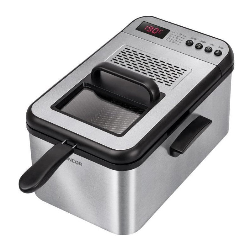 Friteuse électrique - Sencor - Sfr 8200ss - 2200 W - 3,2 L - Noir/acier Inoxydable SENCOR - Mathon - 1