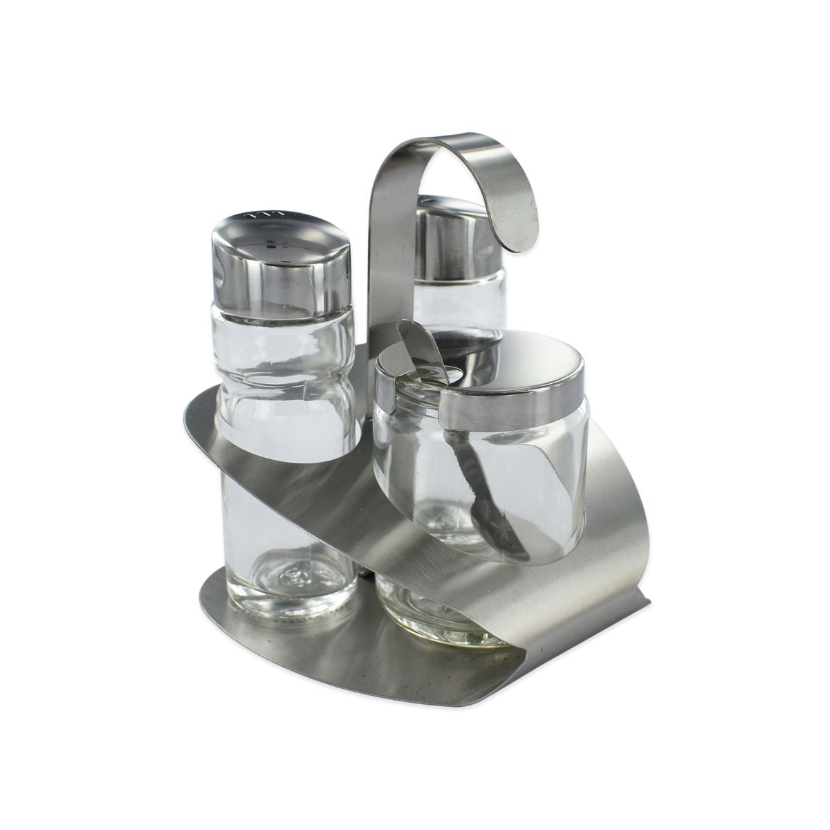 Ensemble pour moutarde, sel et poivre Fackelmann - Mathon - 1