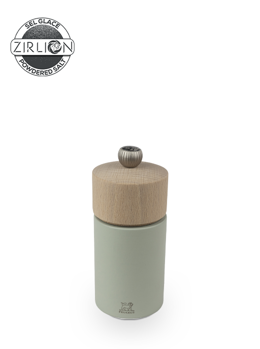 Boreal Moulin à sel manuel en bois, vert sauge, 12 cm Peugeot - Mathon - 6