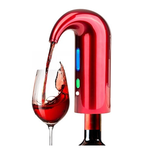 Aérateur distributeur à vin électrique rouge Vendos85 - Mathon