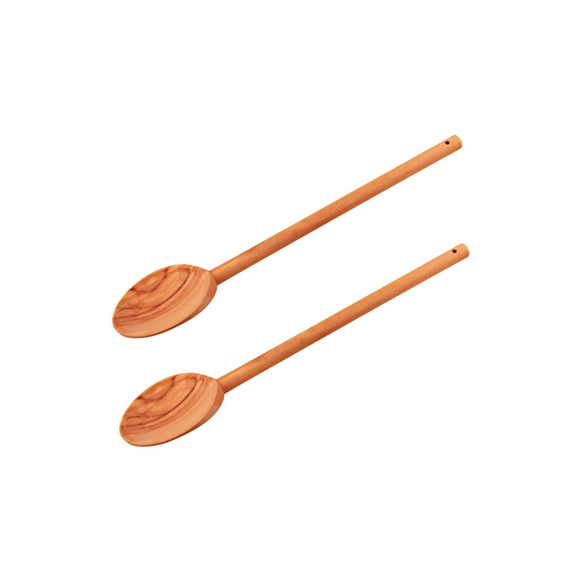 Lot de 2 cuillères de cuisine 30 cm en bois d