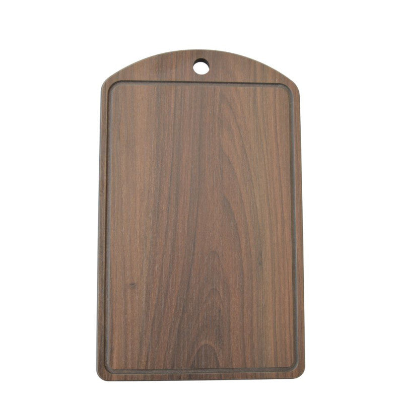 Planche à découper en fibre antibactérienne, 33 ( ⟷ ) x 20 ( ⤢ ) x 1 ( ↕ ) cm, TAGLIO, couleur Noyer Don Hierro - Mathon - 1