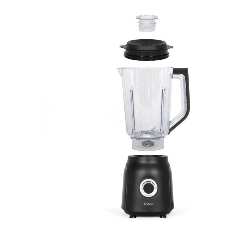 Blender - Livoo - 1,5 L - 600 W - 22 000 Tours/min - 2 Vitesses - Noir Livoo - Mathon - 4