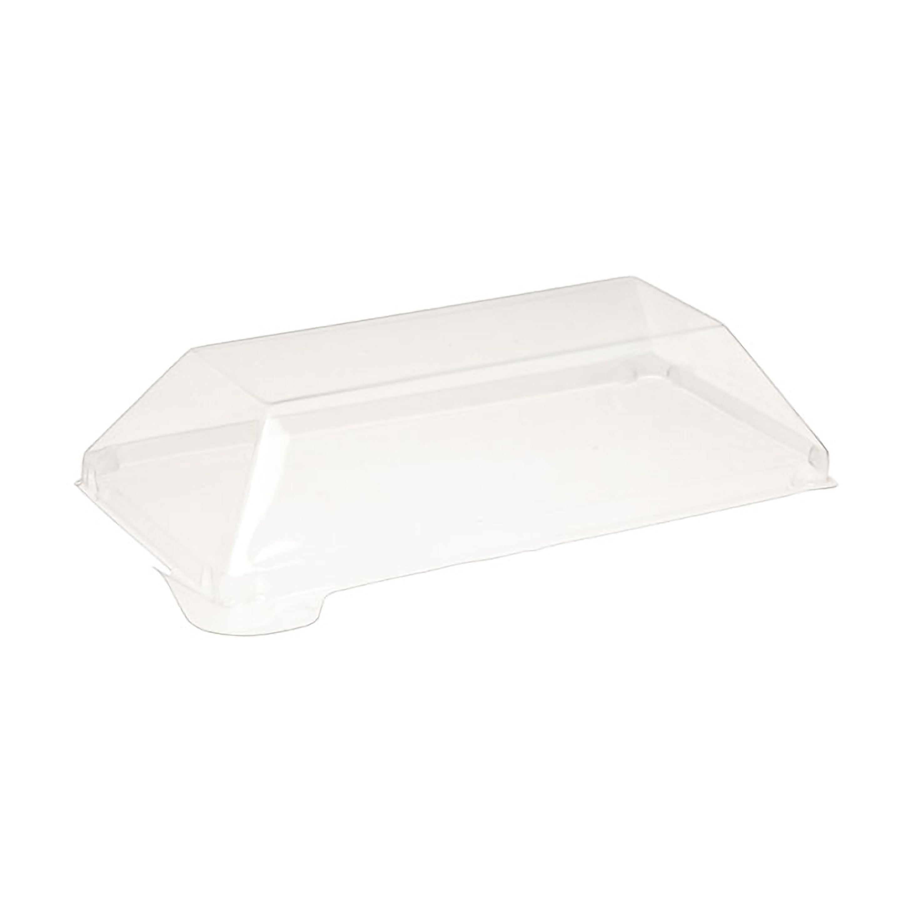 50Pcs - Elément de plateau réemployable plastique vert transparent "Klarity"  130x62mm FirstPack - Mathon - 3