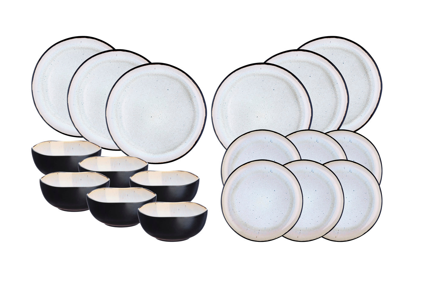 Service Les Essentiels IRIS - 18 pièces - Blanc ivoire Björn - Mathon - 1