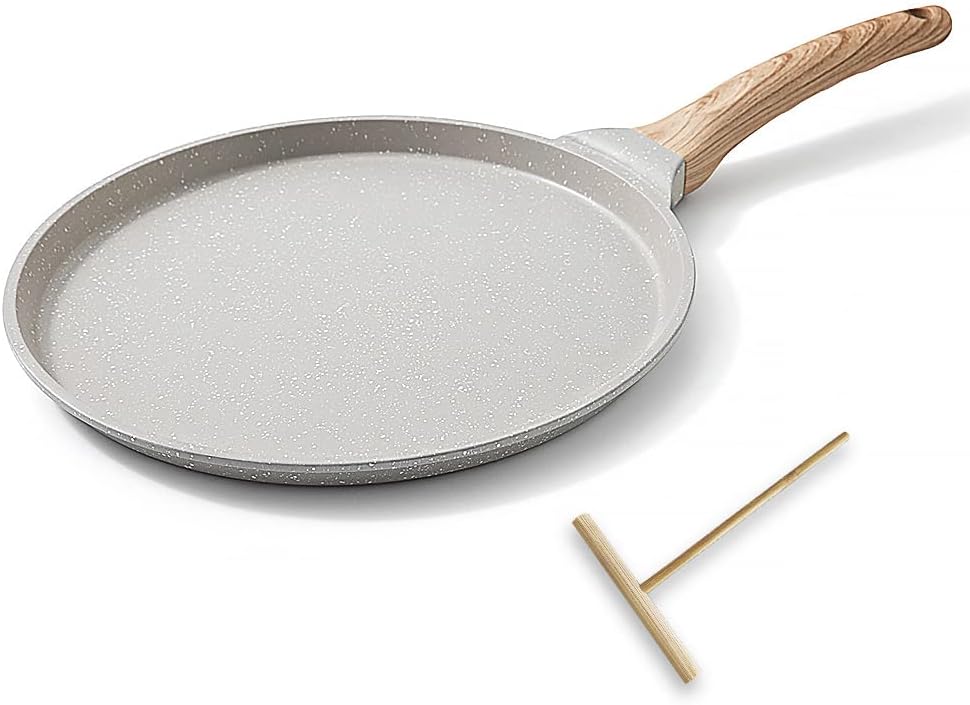 Poêle à crêpes polyvalente 25 cm blanc Vendos85 - Mathon