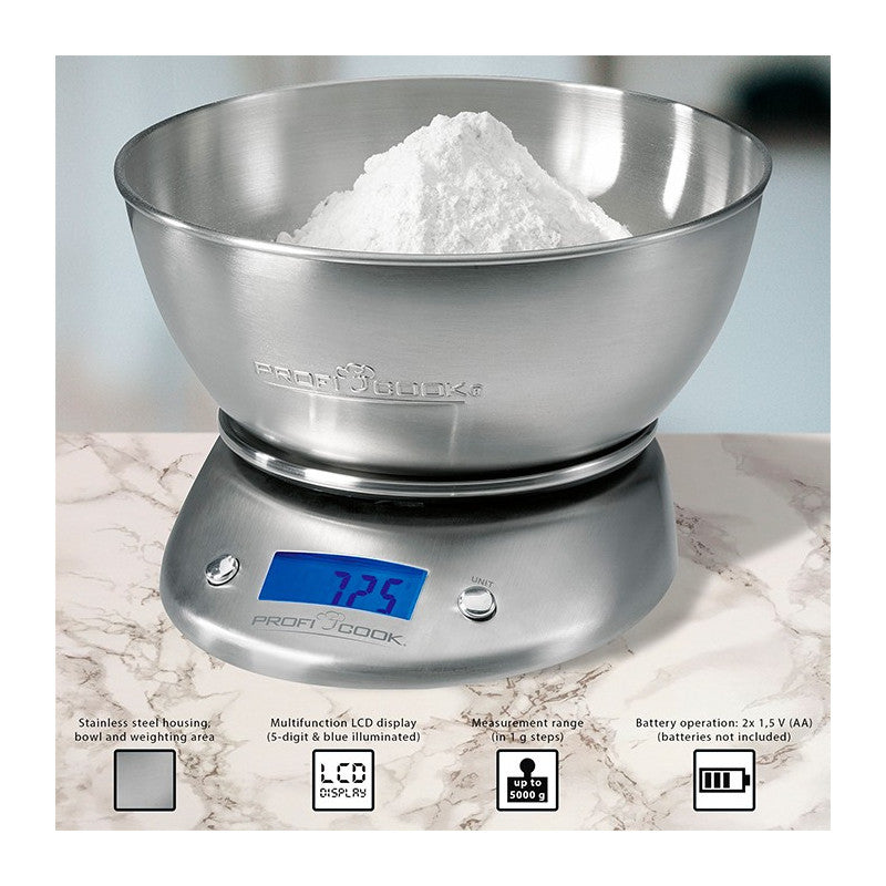 Balance de cuisine numérique Proficook PC-KW 1040 Proficook - Mathon - 5