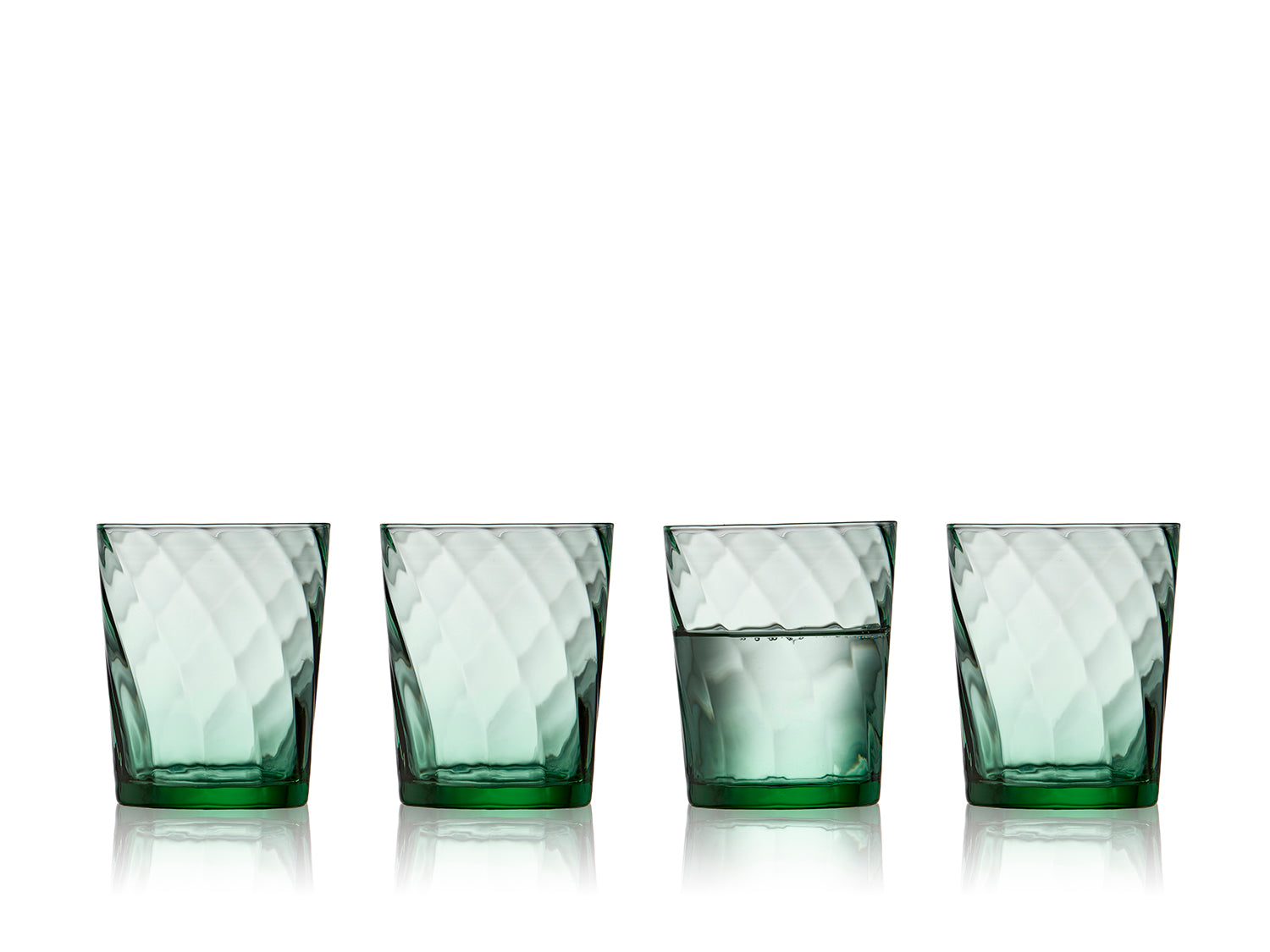 Set de 4 verres à eaux VIENNA Vert Lyngby Glas - Mathon - 1