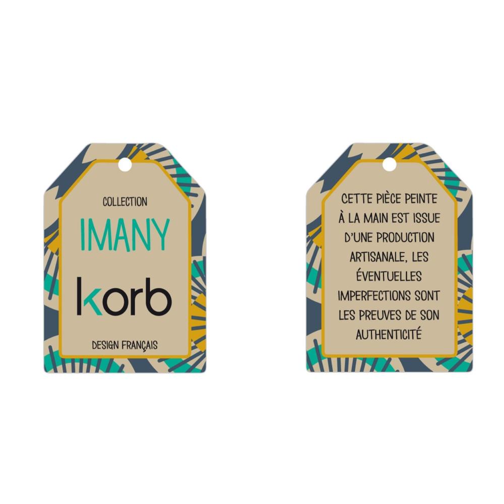 Assiette dessert  Imany jaune 21 cm - 5 dont 1 offerte (lot de 6) Amadeus - Mathon - 3