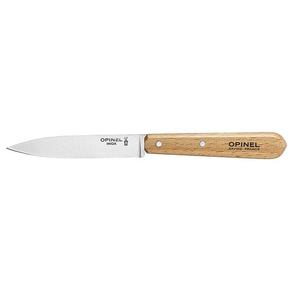 Couteau office N°112 lame lisse inox 10 cm naturel Opinel - Mathon - 1