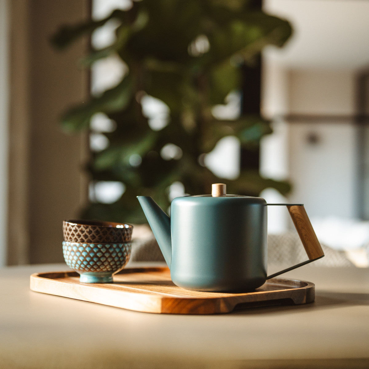 Duet® Design Boston - Théière 1.1 L Bleu Bredemeijer - Mathon - 6