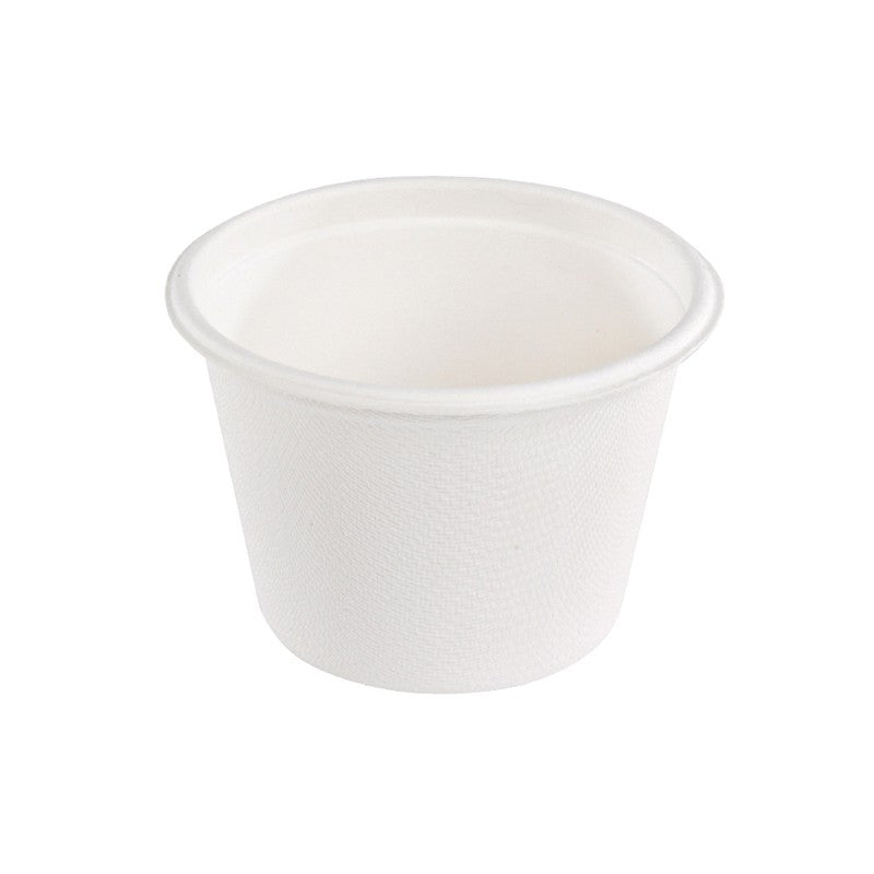 Gobelet pulpe blanc 500 ml Diam: 11,6 cm 11,6 x 7,4 x 8,3 cm - 50 unités FirstPack - Mathon