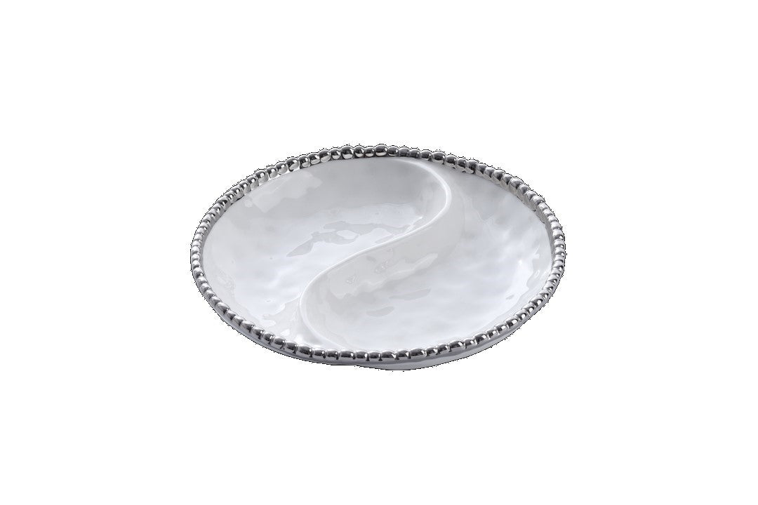 Set de 2 plats 2 sections S - 21,6x21,6x3,8cm - SALERNO Pampa Bay - Mathon