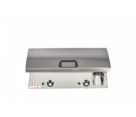 LUX 600 INOX Couvercle  2 ustensiles Planchaelec - Mathon - 4