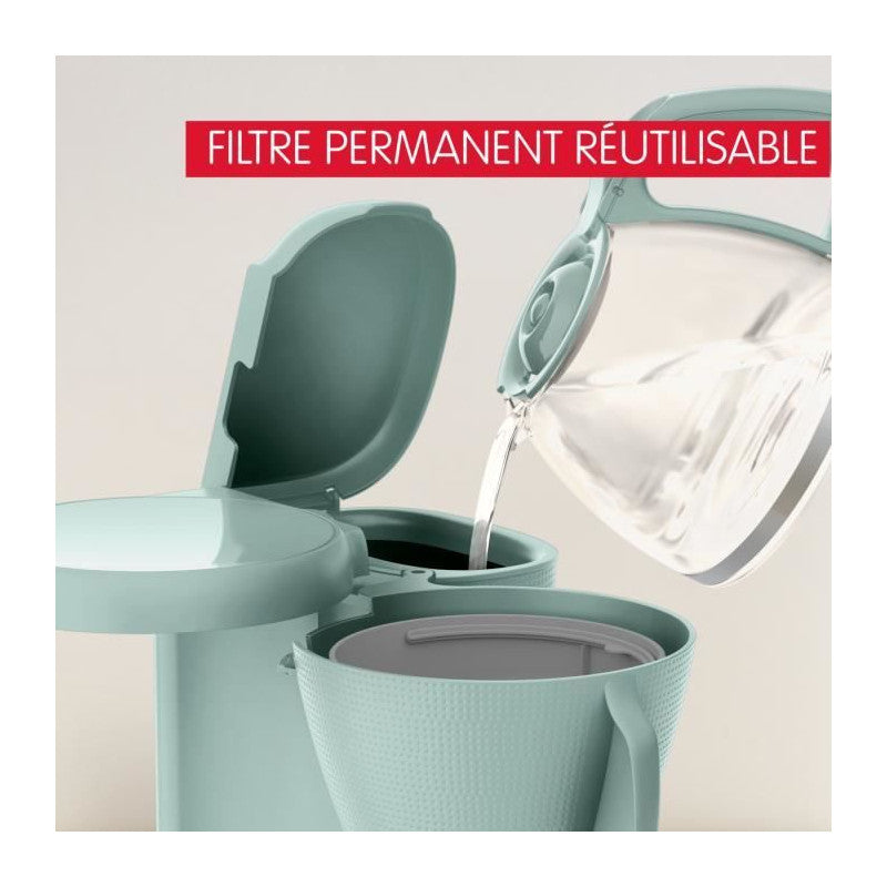 Cafetiere Filtre 1.25l, Réservoir Frontal, Porte-filtre Pivotant, Systeme Anti-gouttes, Maintien Au Chaud, Morning Fg2 Moulinex - Mathon - 3
