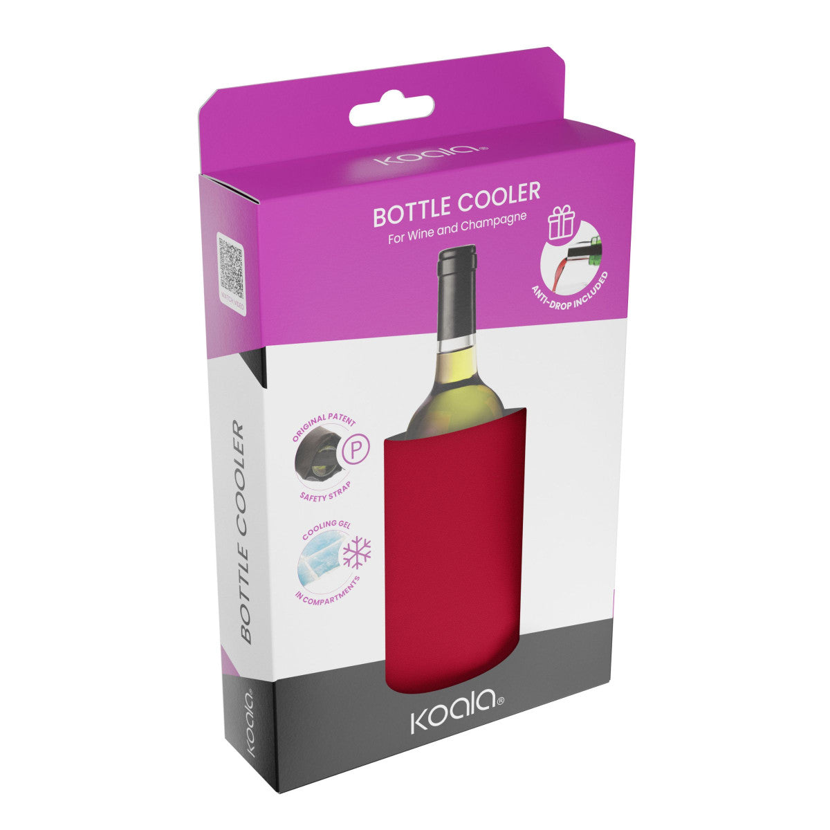 Fresh Rouge - Pochette régrigérante avec feuilles anti-goutte Koala - Mathon - 3