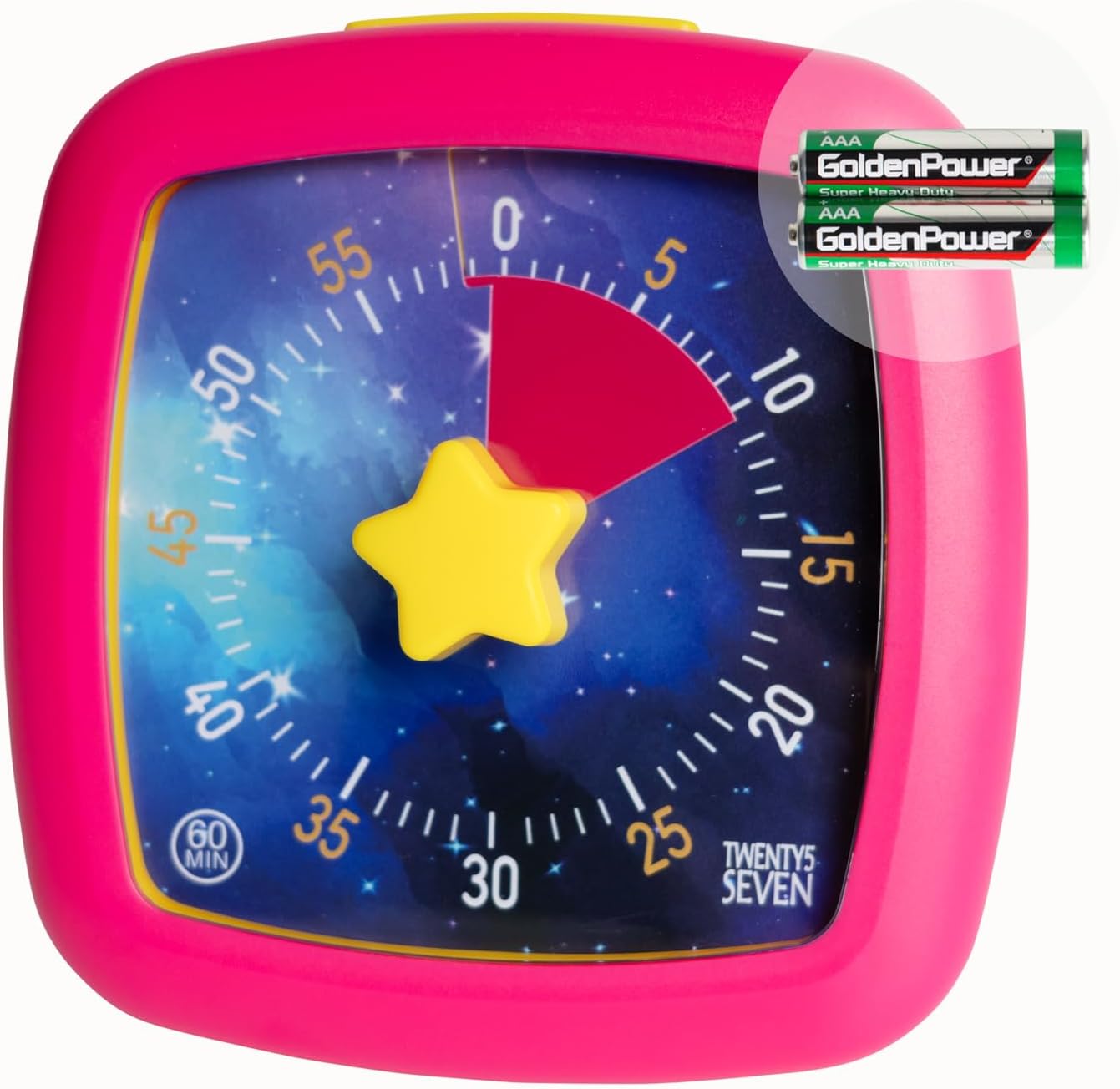 Minuteur analogique visuel 60 Minutes avec Bouton d