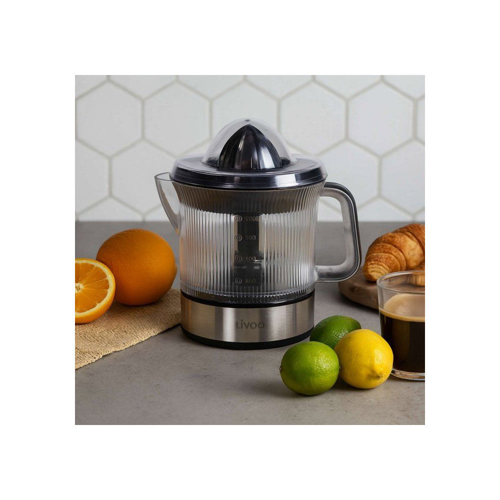 Presse-agrumes électrique - Livoo - Dod210 - 40 W - 1 Grand Cône Et 1 Petit Cône - Inox / Noir Livoo - Mathon - 2
