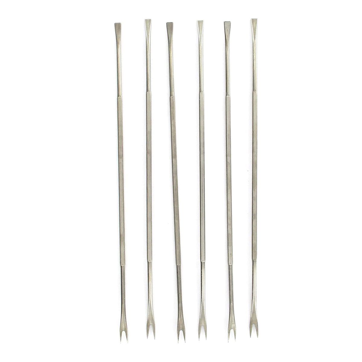 Lot de 6 fourchettes à crustacé en acier inoxydable 18,5 cm Fackelmann - Mathon - 1