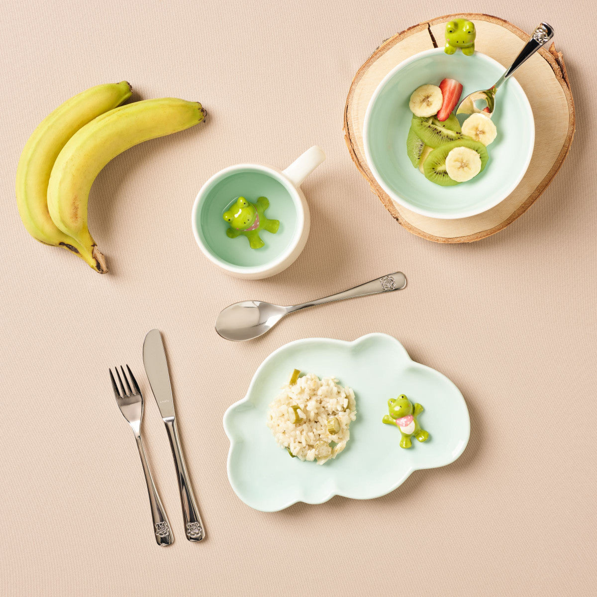 Ourson 2 - Service 4 couverts enfants Amefa - Mathon - 6