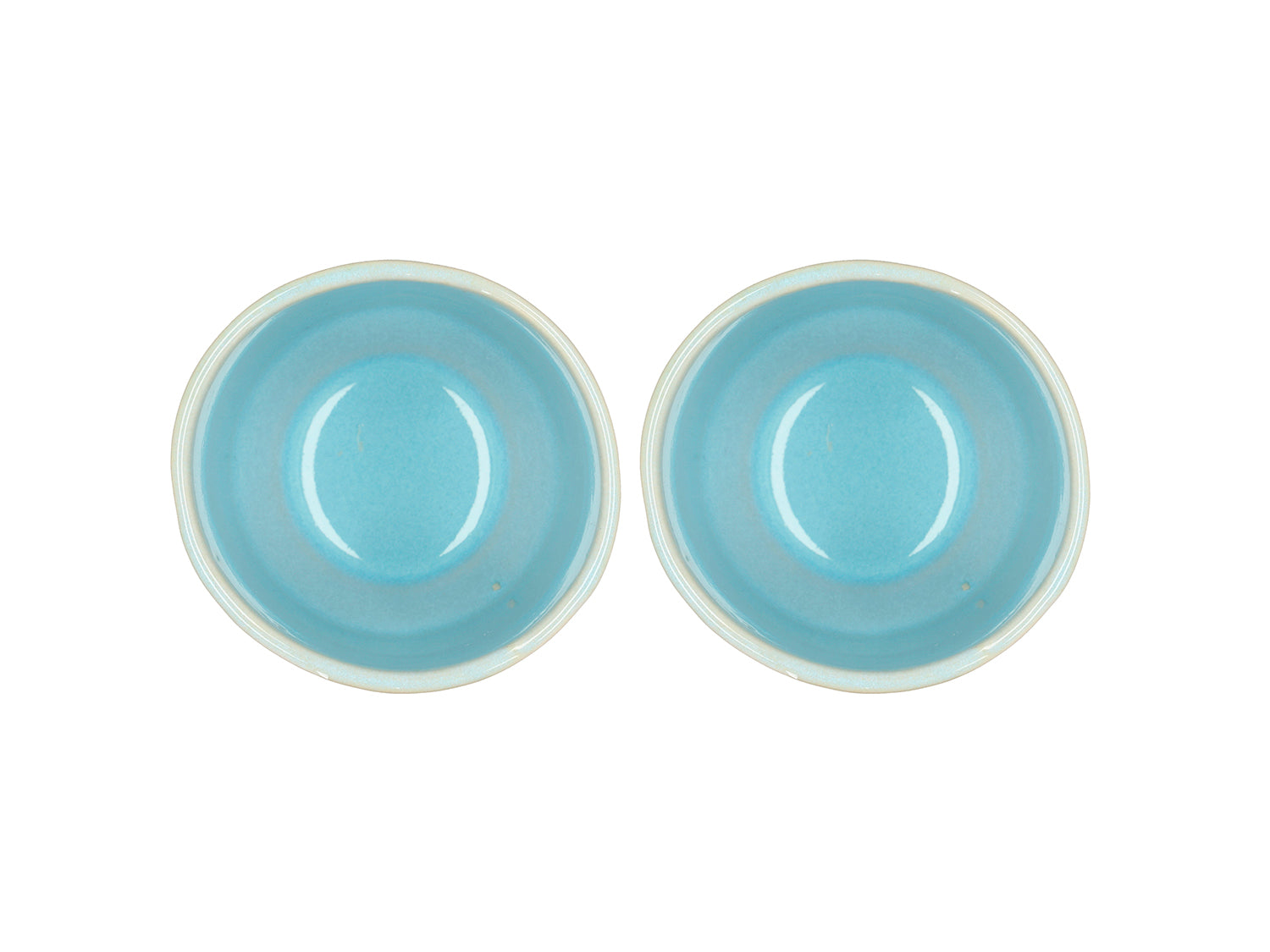 Set de 2 mugs STYLES en grès Vert/Bleu Villa Collection - Mathon - 2