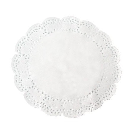 250Pcs - Dentelle papier blanc ovale  164x230mm FirstPack - Mathon - 1