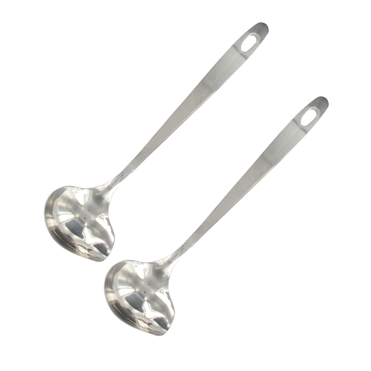 Ensemble de 2 Louches ovales en inox  Oxford Fackelmann - Mathon - 1