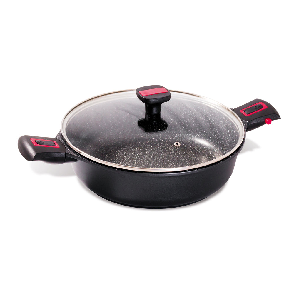 Sauteuse avec couvercle granit Pro céramique 28 cm Baumalu - Mathon - 3