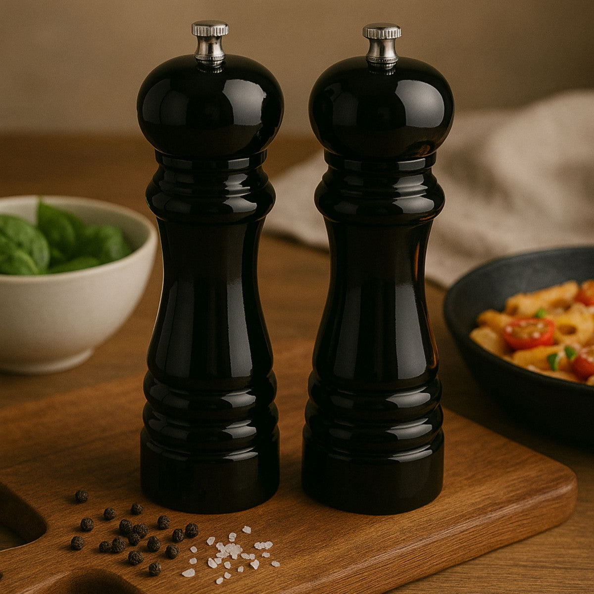 Marius Noir - Duo de moulins poivre & sel Amefa - Mathon - 2