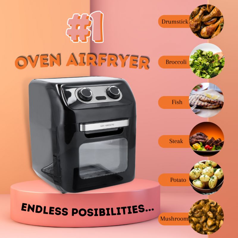 Four XXL 12en1 1800W 12L Noir Just Perfecto JL-07 Just Perfecto - Mathon - 6