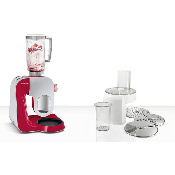 Robot pâtissier MUM Serie 4 1000 W rouge MUM58720 Bosch - Mathon - 1