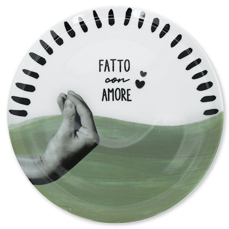 Assiette à pizza  Atina  Eucalyptus Ziipa - Mathon - 1