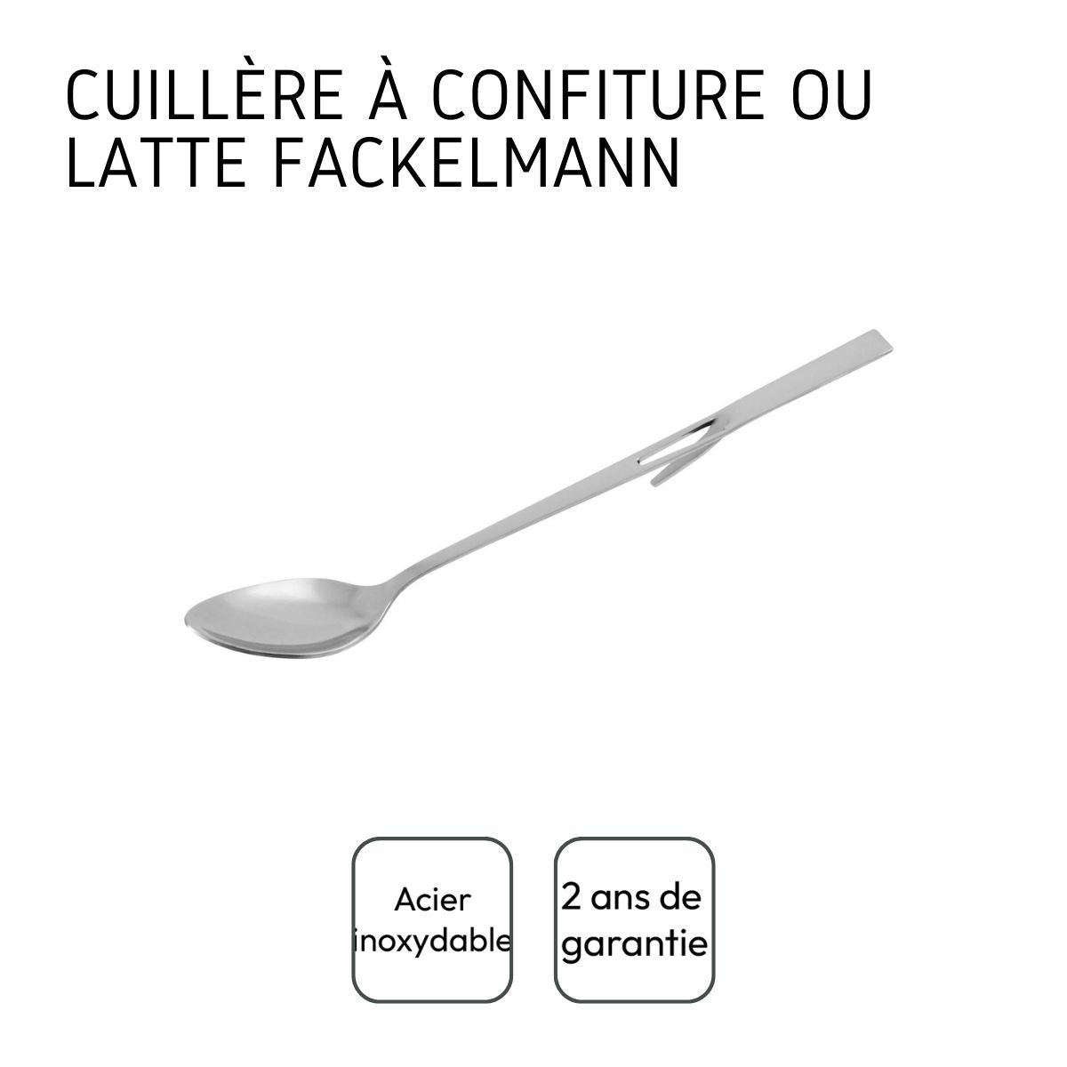 Cuillère à confiture en acier inoxydable Fackelmann - Mathon - 4