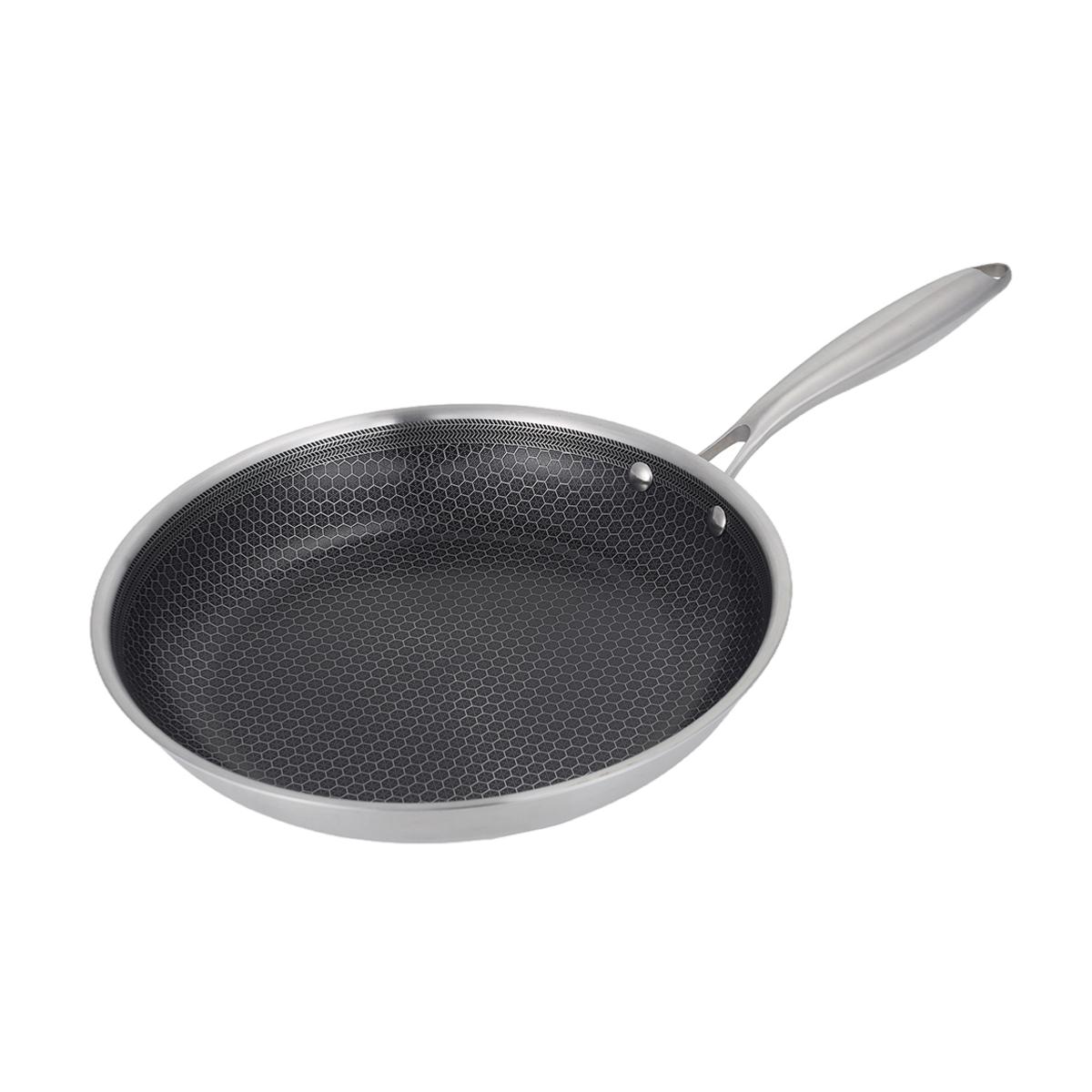 Poêle 28cm triplex - "BlackSteel" Laguiole Cuisson - Mathon - 1