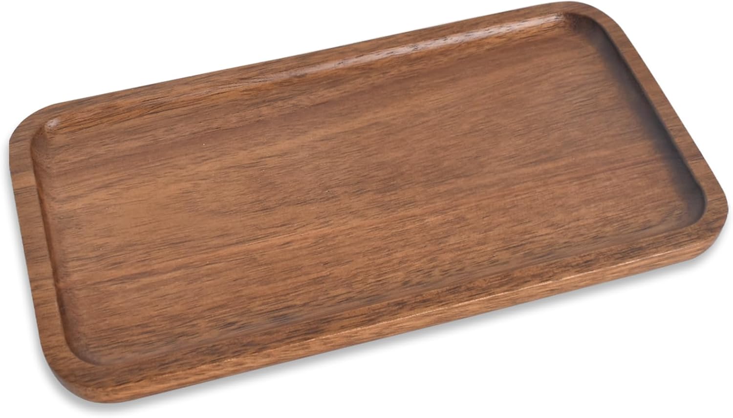 Plateau rectangulaire en bois d’acacia naturel marron Vendos85 - Mathon