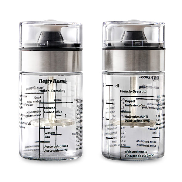 2 mélangeurs pour sauce à salade en verre Betty Bossi - Mathon - 1