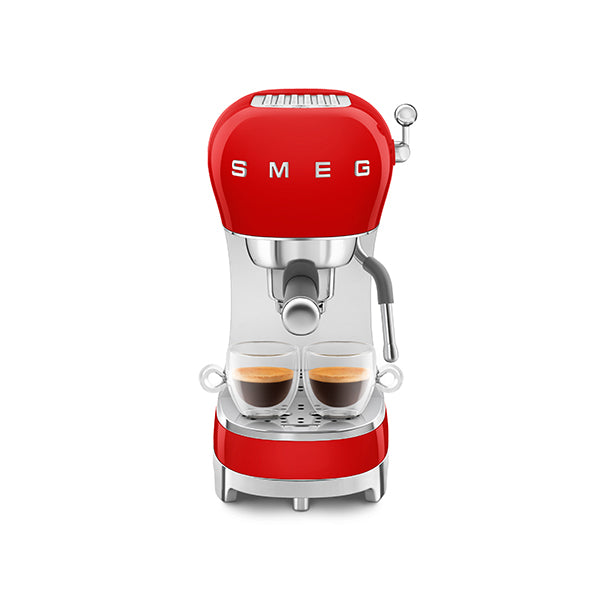 Machine à café expresso 1 L 1350 W ECF02RDEU rouge Smeg - Mathon - 1