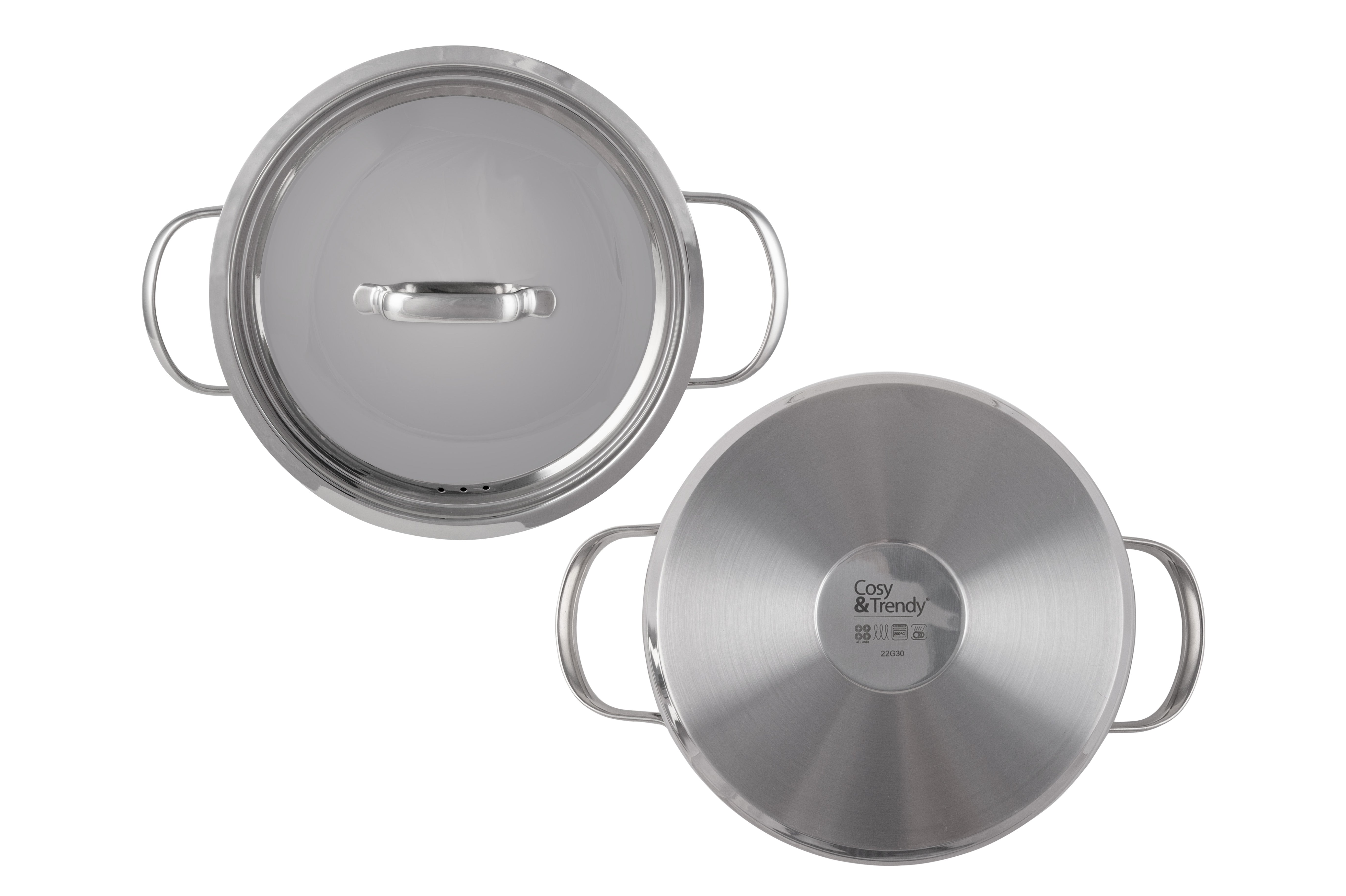 Faitout en acier inoxydable, Daily, D20xH10 cm Cosy&Trendy - Mathon - 2