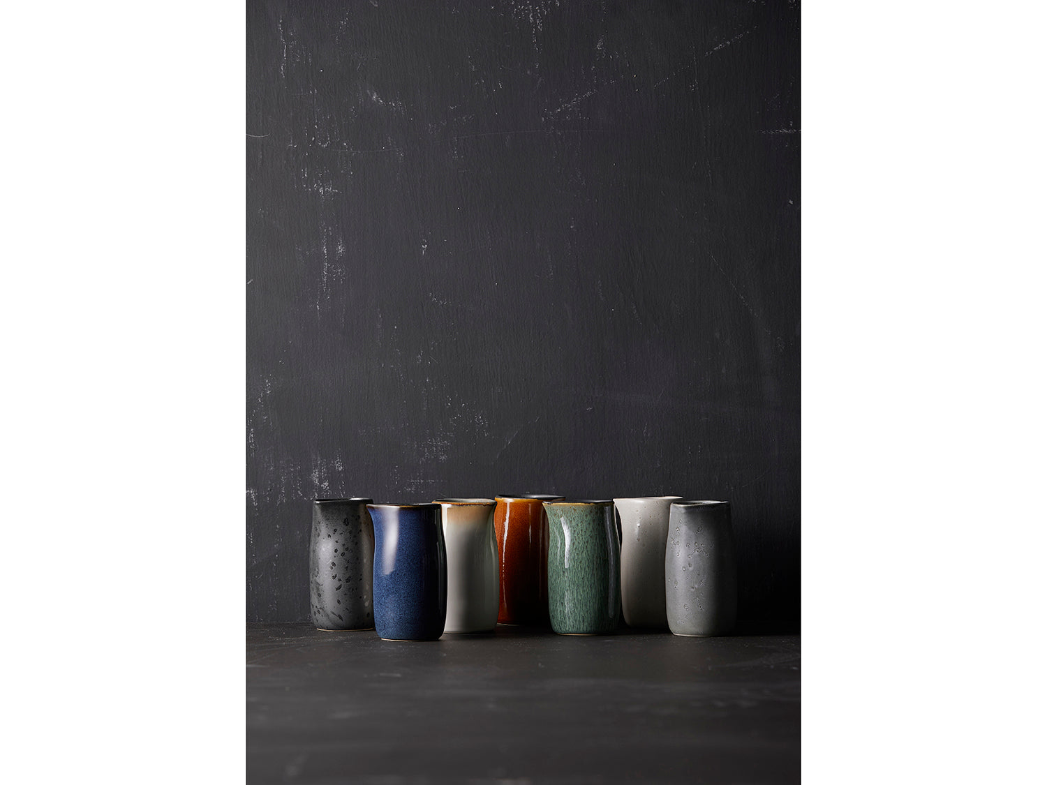 Pot à lait GASTRO 0,2l en grès Ambre/Noir Bitz - Mathon - 3