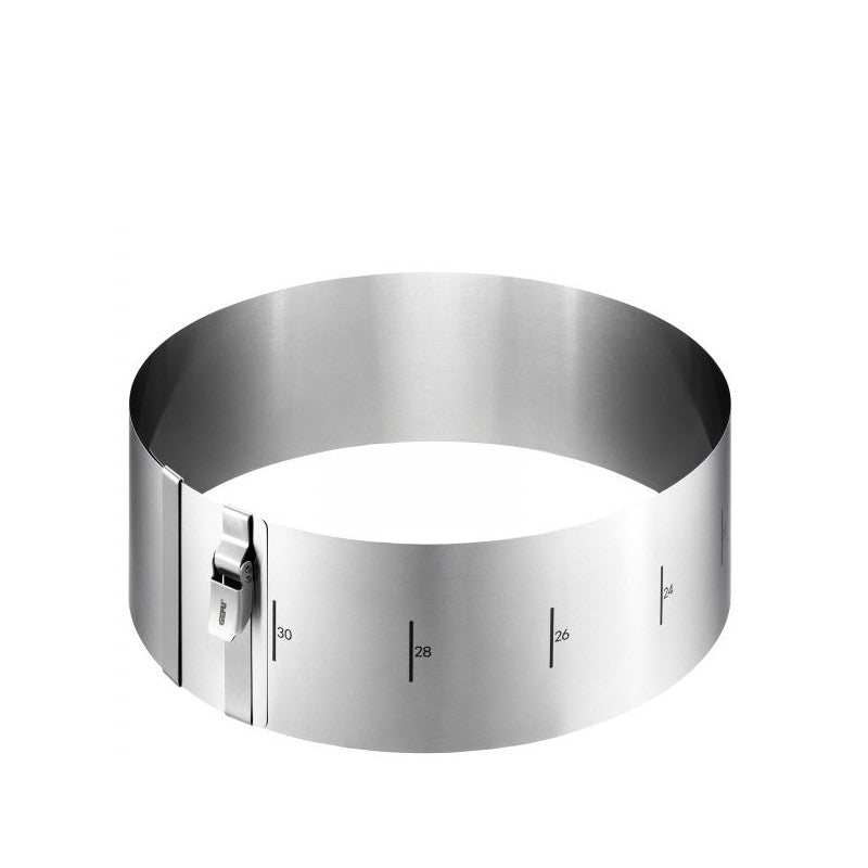 Cercle à gâteau h.10 cm en acier inoxydable Tondo clip Gefu - Mathon - 4